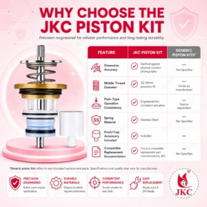 metropole flush valve piston kit