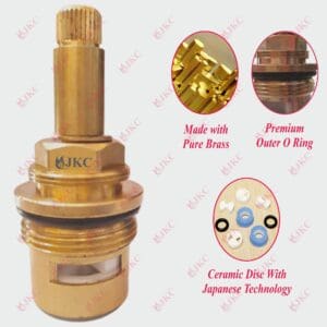 JKC Jaguar Type Queen Model Water Tap Spindle - (JKC-1134) 1134-Jaquar Queen Ceramic Model-1
