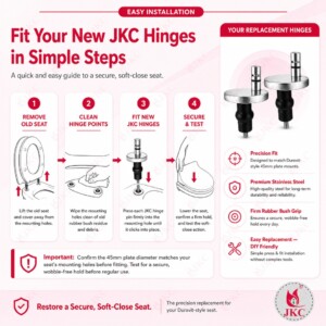Seat cover hinges