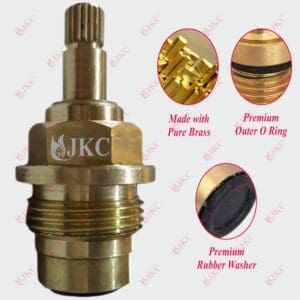 JKC Plumber Type Water Tap Spindle - 3/4" (JKC-1048)