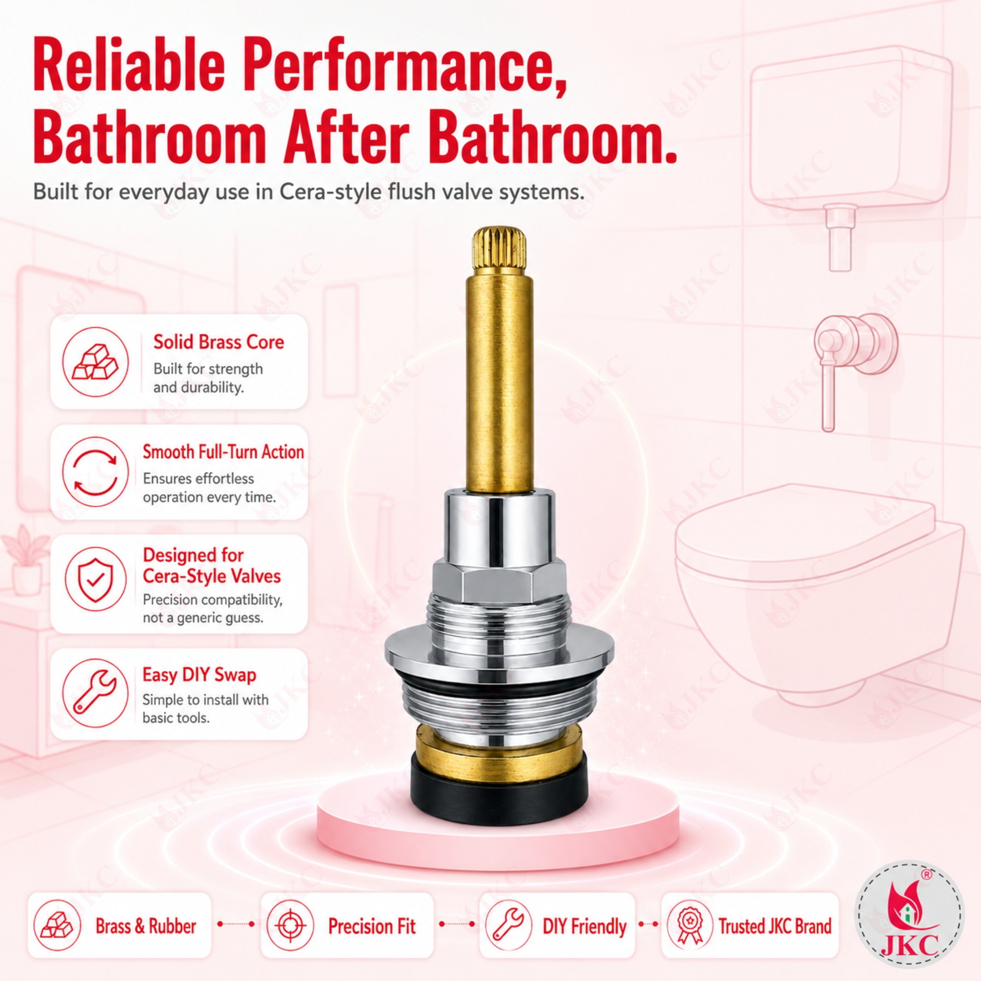 1073 – Cera Type Flush Valve Spindle (11) cera type flush valve spindle