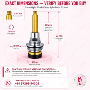 cera type flush valve spindle