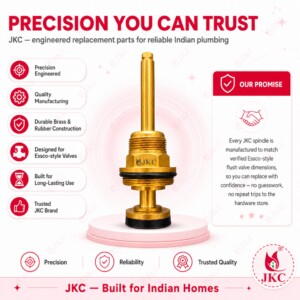 JKC Essco Type Flush Valve Spindle - 35mm (JKC-1074) essco type flush valve spindle