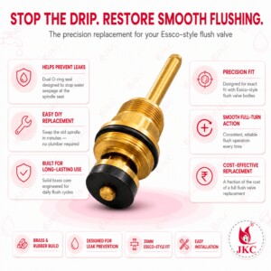 JKC Essco Type Flush Valve Spindle - 35mm (JKC-1074) essco type flush valve spindle