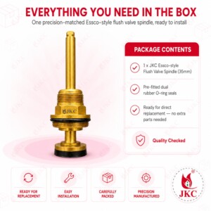 JKC Essco Type Flush Valve Spindle - 35mm (JKC-1074) essco type flush valve spindle