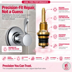 JKC Jaguar Type Flush Valve Spindle - 35mm (JKC-1085) jaguar type flush valve spindle