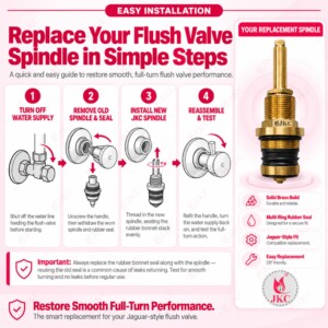 JKC Jaguar Type Flush Valve Spindle - 35mm (JKC-1085) jaguar type flush valve spindle
