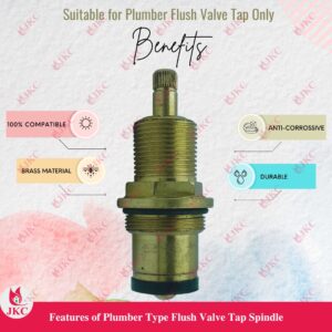 JKC Plumber Type Flush Valve Spindle - 33mm (JKC-1105)
