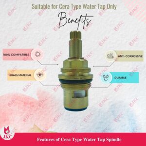 JKC Cera Type Water Tap Spindle - 24mm (JKC-1113)