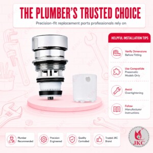 JKC Jaguar Type Pressmatic Water Tap Spindle - (JKC-239) Jaguar Type Pressmatic Water Tap Spindle