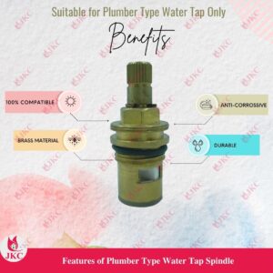 JKC Plumber Type Water Tap Spindle - 1/2" (JKC-4003)