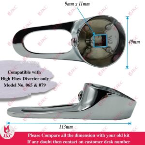 JKC Ornamix Diverter Handle for Diverter Mixer - (JKC-467-40mm)