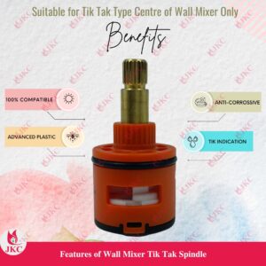 JKC 30mm Wall Mixer Cartridge for Center of Wall Mixer - (JKC-5003)