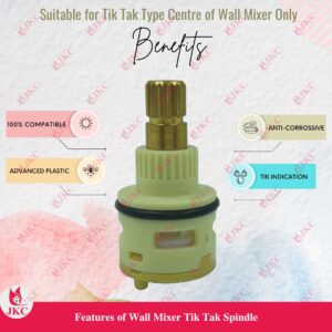 JKC 22mm Wall Mixer Cartridge for Center of Wall Mixer - (JKC-5017)