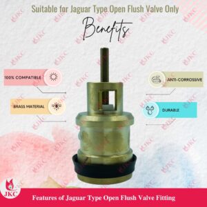 JKC Jaguar Type Open Flush Valve Fitting - (JKC-7025)