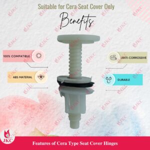 JKC Cera Type Toilet Seat Cover Hinges - (JKC-704)