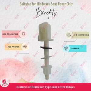 JKC Hindware Type Toilet Seat Cover Hinges - (JKC-718)