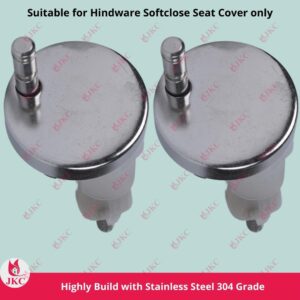 JKC Hindware Type Softclose Toilet Seat Cover Hinges - 45mm (JKC-741-45)