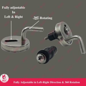 JKC Duravit Type Seat Cover Hinges - (JKC-755)