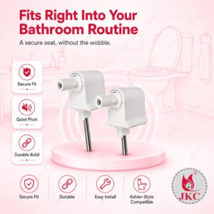 JKC Kohler Type Toilet Seat Cover Hinges - (JKC-761) toilet seat cover hinges