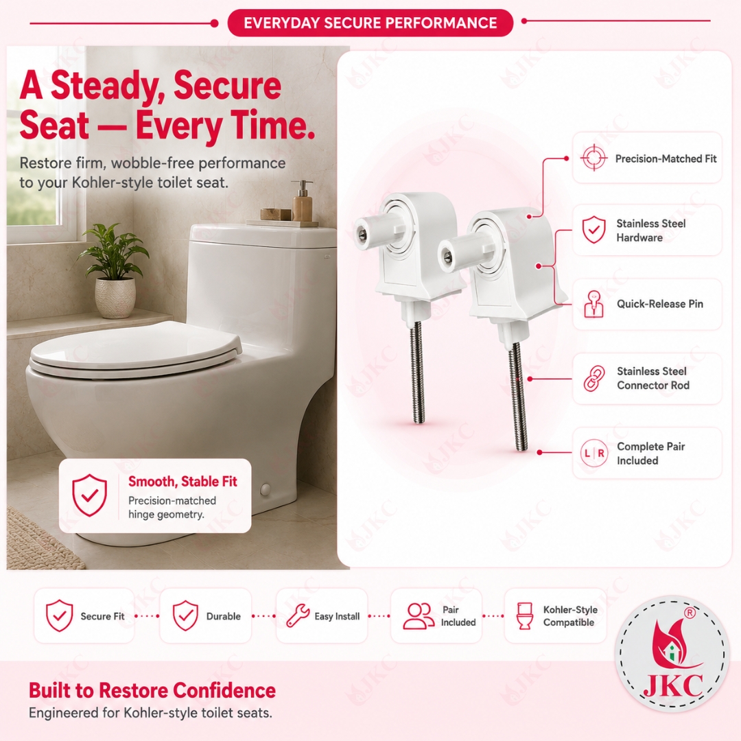 761 Kohler Hinges (6) toilet seat cover hinges
