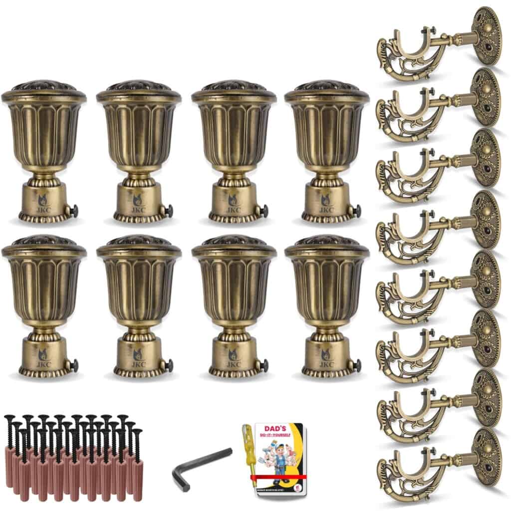What is the price of flush valve repair kit? curtain brackets and holders