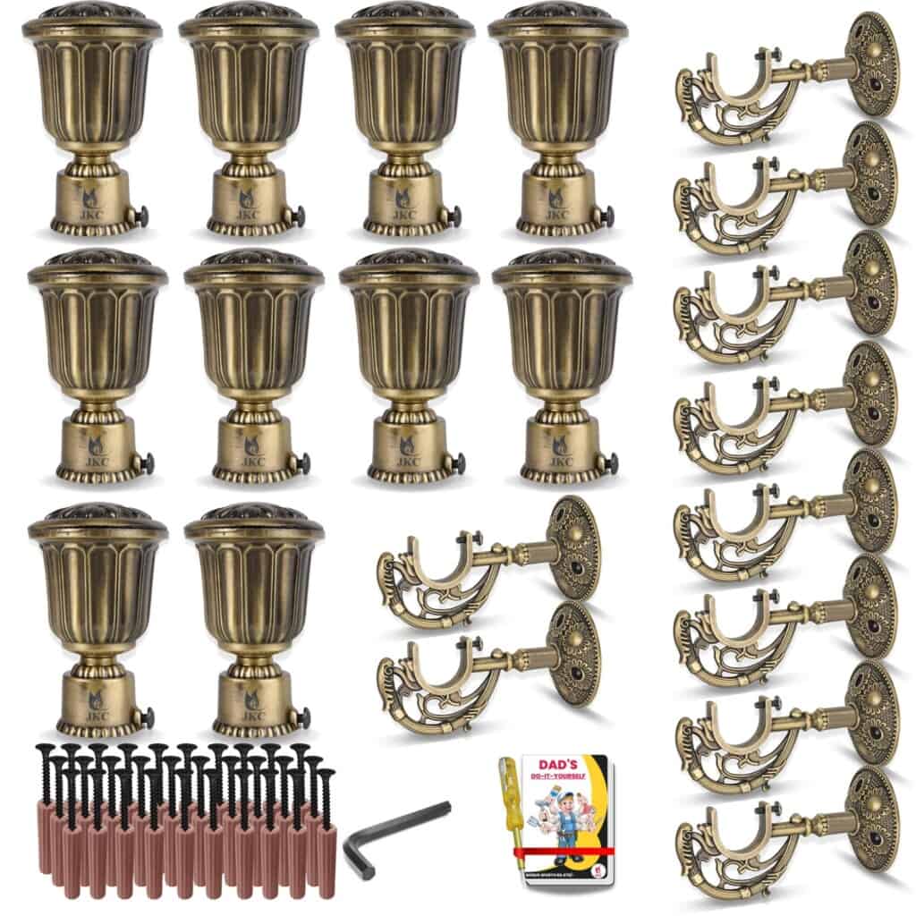 What is the price of flush valve repair kit? curtain brackets and holders