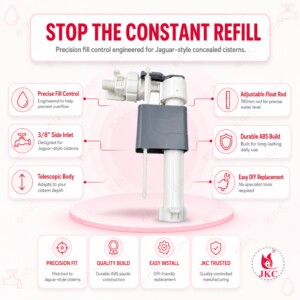 JKC Jaquar Type Ballcock for Concealed Cistern – (JKC-1060) Ballcock for Concealed Cistern