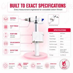 Ballcock for Concealed Cistern