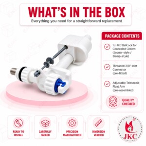 Ballcock for Concealed Cistern