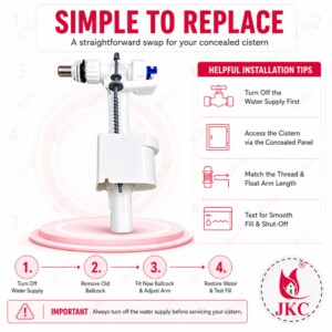 Ballcock for Concealed Cistern