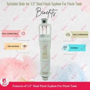 JKC 1.5" Dual Flush Syphon For Flush Tank - (JKC-1081_S)