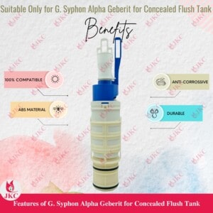 JKC Geberit Type Alpha Syphon for Concealed Cistern - (JKC-1092_S)