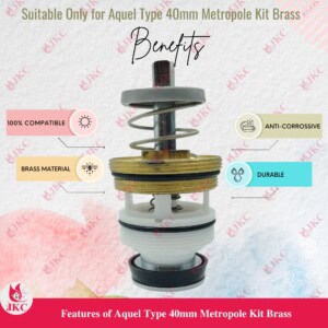 JKC Aquel Type 40mm Metropole Kit Brass – (JKC-211)