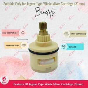 JKC Jaguar Type Wall Mixer Centre Cartridge 31mm - (JKC-50030)