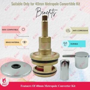 JKC Plumber Type 40mm Metropole Flush Converter Kit - (JKC-335C) Flush Converter