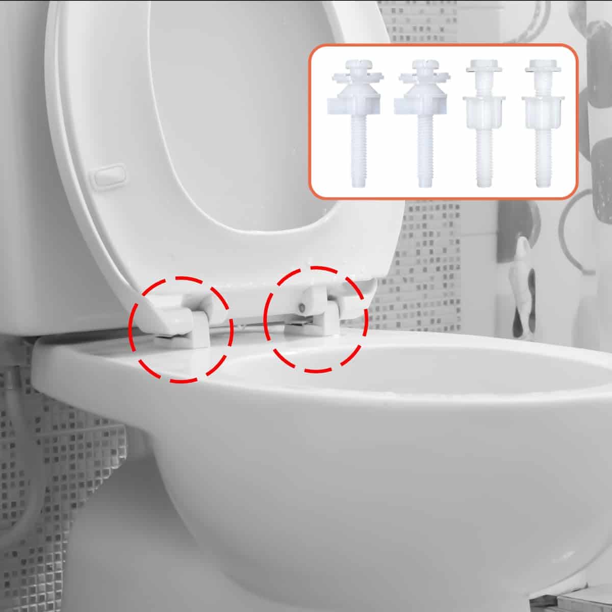 Hinges for Toilet Seats