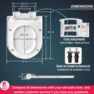 Soft close Toilet Seat cover