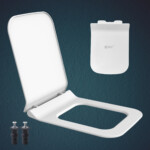 JKC Soft close Toilet Seat cover for Wallhung and one piece WC (JKC-743TF)