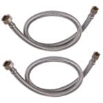 JKC Stainless Steel Geyser Connection Pipe for Hot and Cold Water 30inch (Pack of 2)