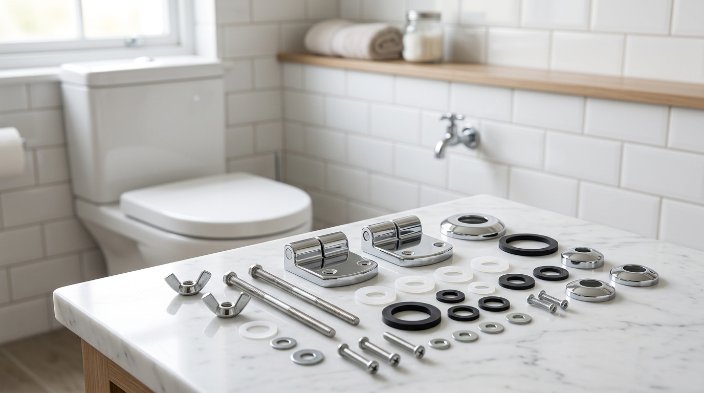 Toilet Seat Fittings Names & Parts Guide 2026 | JKC Emart | JKC Emart