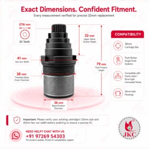 Magnetic Flush Cartridge