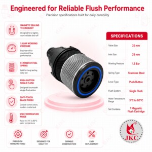 Magnetic Flush Cartridge