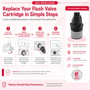 Magnetic Flush Cartridge