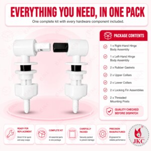 JKC Roca Type Toilet Seat Cover Hinges - (JKC-420)