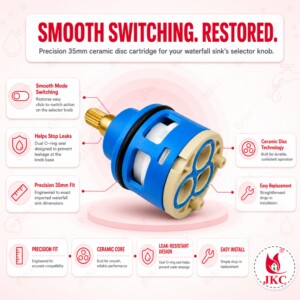 JKC Waterfall Kitchen Sink Cartridge 35mm (JKC-499_IMP_Round ) JKC Waterfall Kitchen Sink Cartridge 35mm (JKC-499_IMP_Round )
