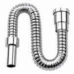 JKC Flexible Chrome PVC Waste Pipe 1¼ Inch (JKC-CWP_910 CP)
