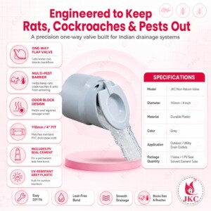 Drain Non-Return Valve