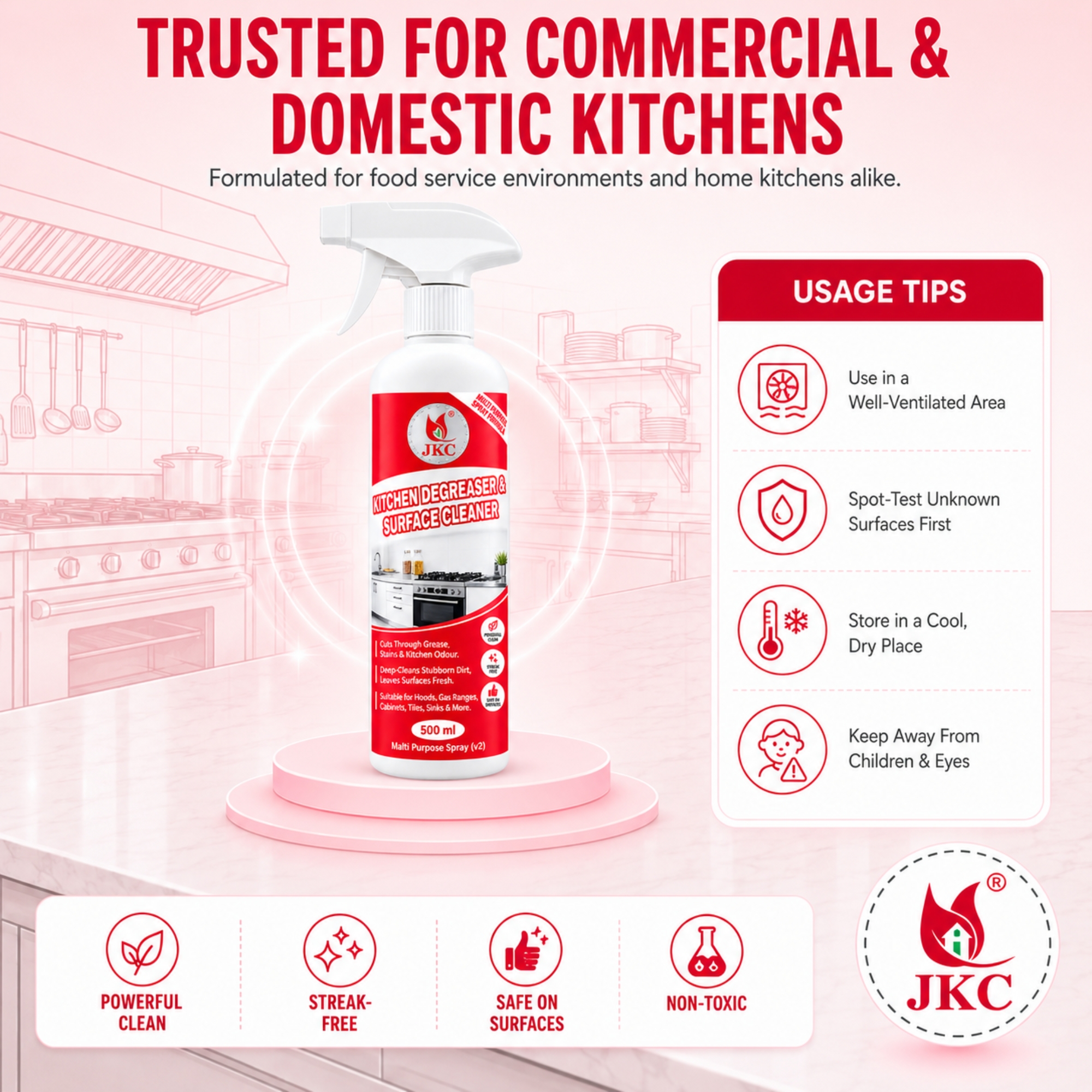 9072 – Kitchen Cleaner (12) Kitchen Cleaner Spray