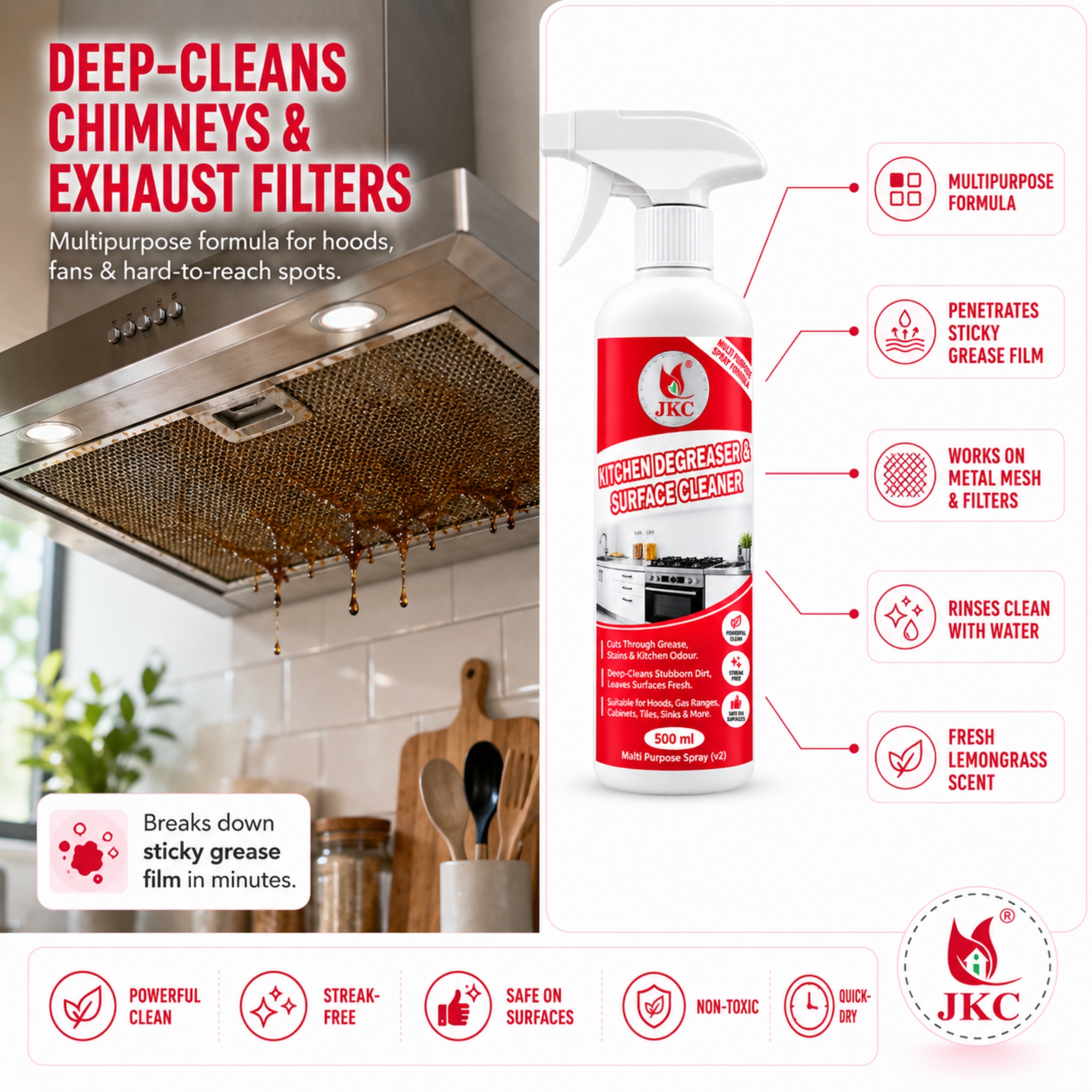 9072 – Kitchen Cleaner (7) Kitchen Cleaner Spray